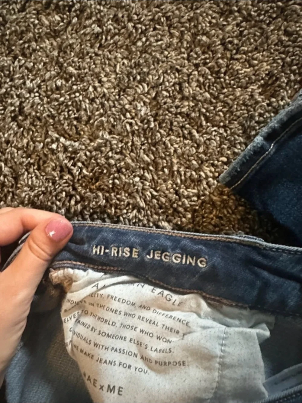 American Eagle Outfitters Dark Blue Skinny Jeans